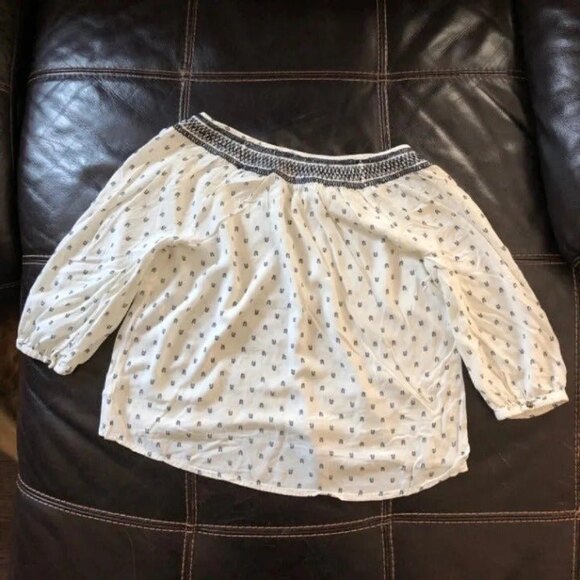 Forever 21 sz S 3/4 Sleeve Lightweight Blouse - Picture 2 of 5